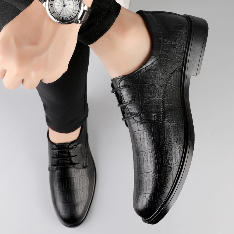 Formal Men Daily Wear Footwear - Erkekler İçin Resmi Hakiki Deri Günlük