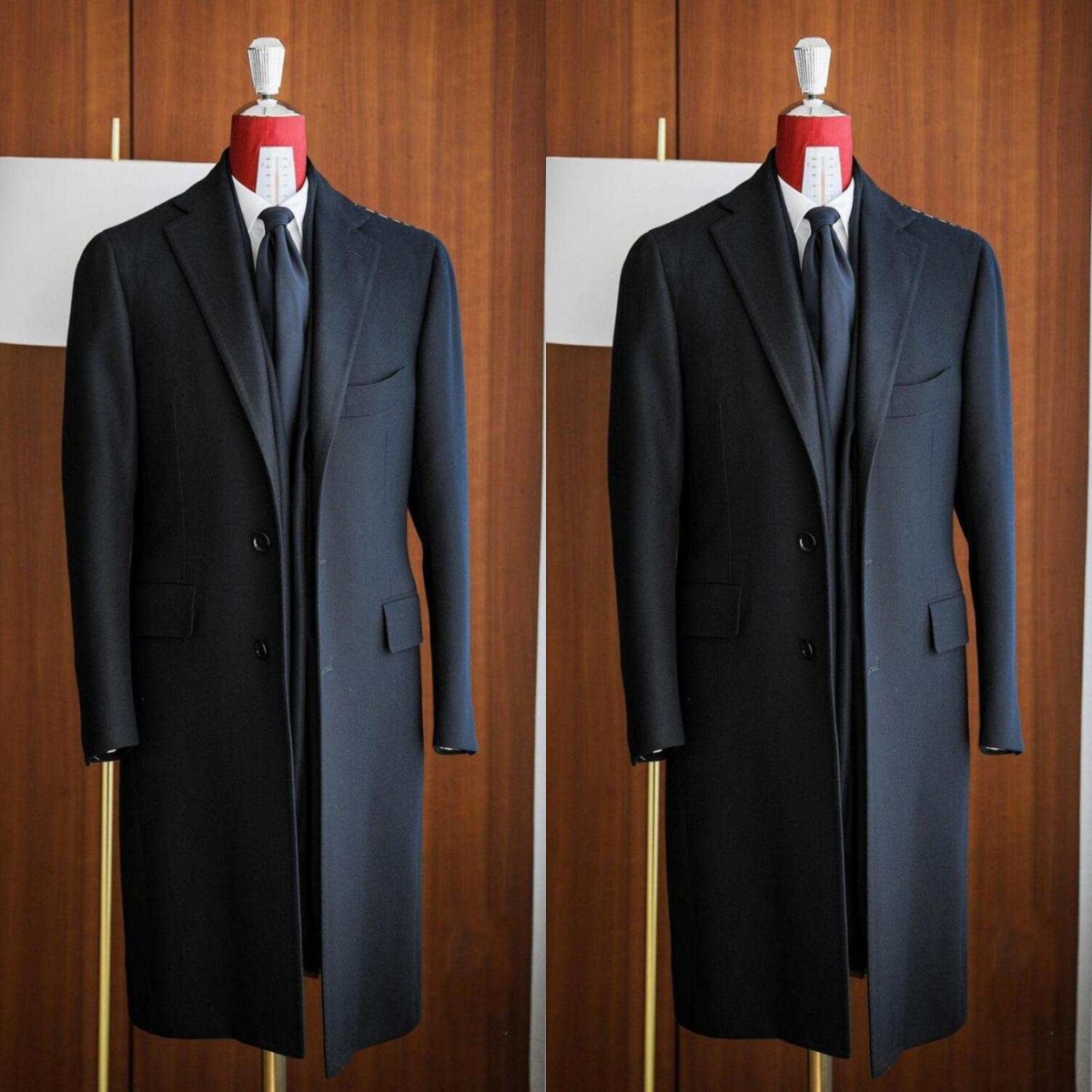 Men Formal Wear Modern - Modern Erkekler Uzun Ceket Resmi Çentikli
