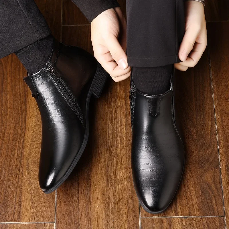 Lüks Erkek Botları Moda Yüksek - Men Formal Wear With Boots incelemesi ve fiyatı