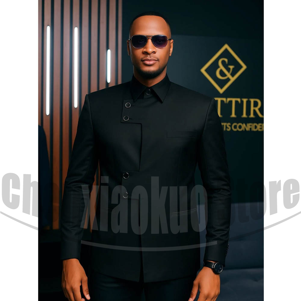 Moda Mandarin Yaka Erkek Takım - Men Formal Wear Modern incelemesi ve fiyatı