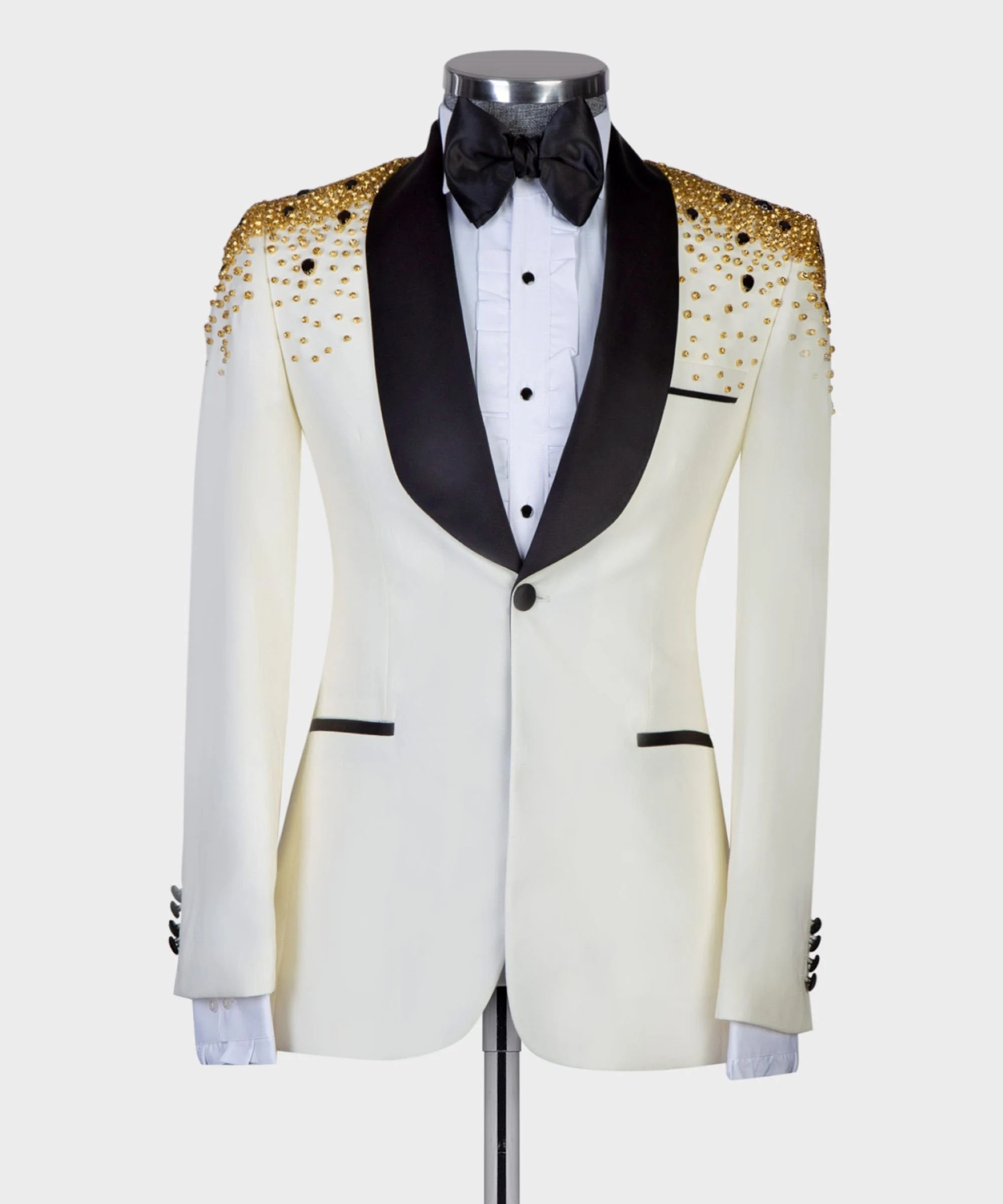 Erkek Lüks Kristal Boncuklu Ta - Men Formal Wear Modern incelemesi ve fiyatı