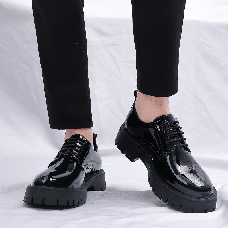 Erkek Siyah Rugan Bağcıklı Kal - Men Formal Wear All Black incelemesi ve fiyatı
