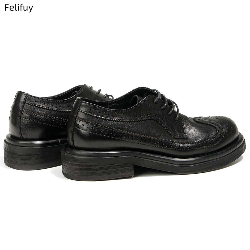 Siyah Derby ayakkabıları Vinta - Men Formal Wear All Black incelemesi ve fiyatı