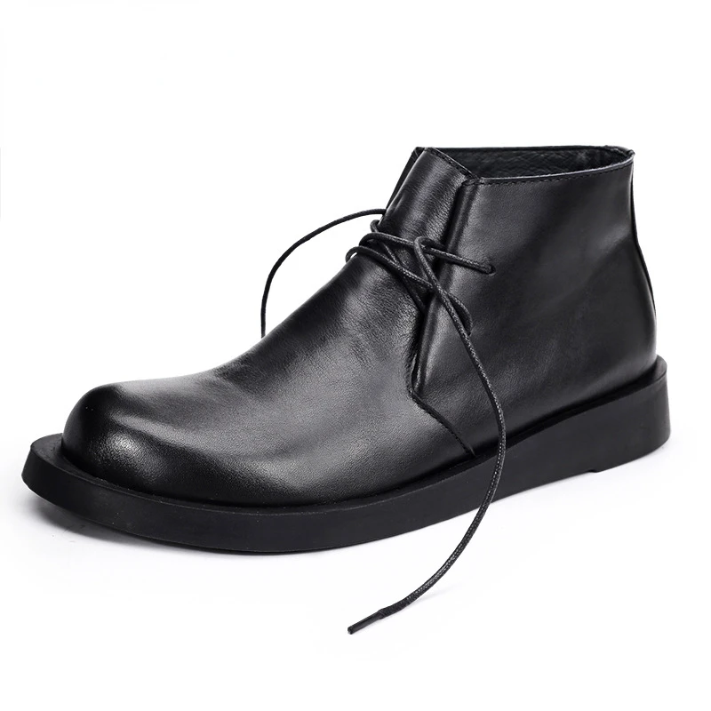 Vintage Hakiki Deri erkek Ayak - Men Formal Wear With Boots incelemesi ve fiyatı
