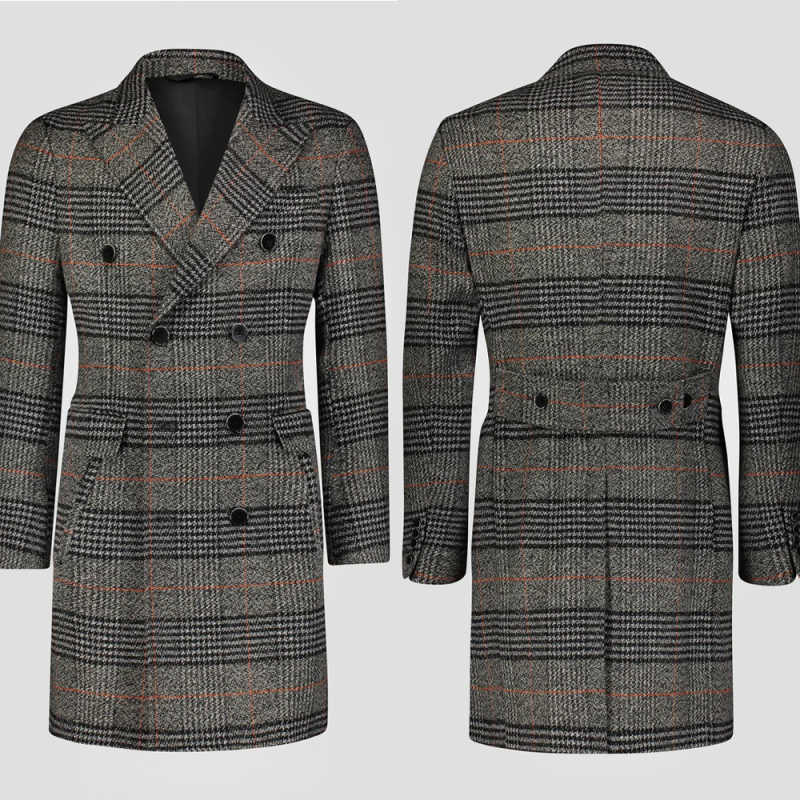 Modern Izgara Desenli Yünlü Ka - Men Formal Wear Modern incelemesi ve fiyatı